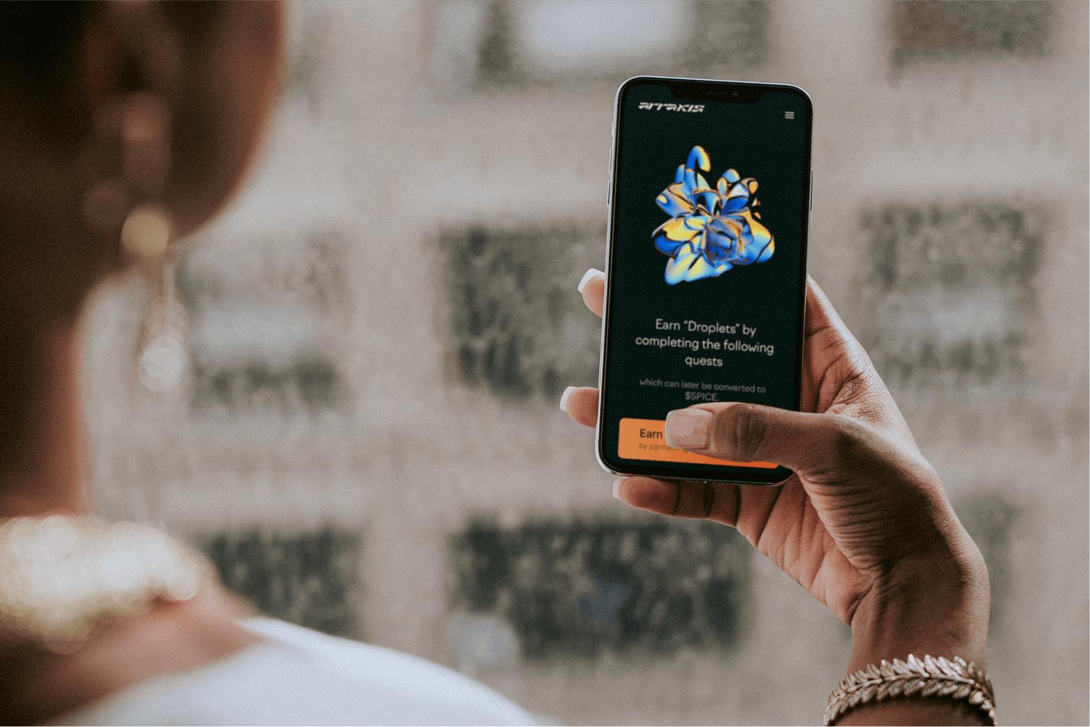 Arrakis mobile experience on device